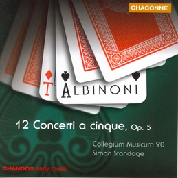 Image du média "12 CONCERTI A 5 OP.5 de Tommaso ALBINONI"