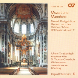 Image du média "MESSE DO (+ MOZART: 3 CHANTS SACRES SUR CHOEURS DE THAMOS) de Ignaz HOLZBAUER"