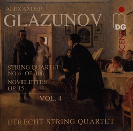 Image du média "QUATUOR CORDES 6/ NOVELETTES OP.15 de Alexander Konstant. GLAZOUNOV"