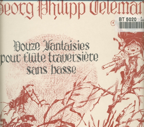 Couverture 12 FANTAISIES FLUTE de Georg Philipp TELEMANN