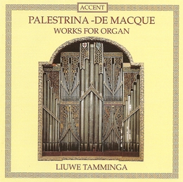 Image du média "OEUVRES POUR ORGUE (+ DE MACQUE ...) de Giovanni Pierluigi PALESTRINA"