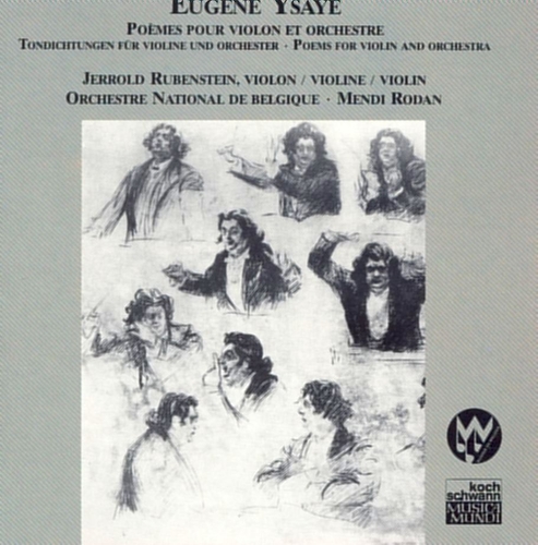 Couverture POEMES POUR VIOLON ET ORCHESTRE de Eugène YSAYE