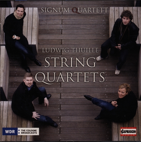 Couverture QUATUOR CORDES 1,2 de Ludwig THUILLE