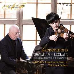 Image du média "GÉNÉRATIONS - SONATES VIOLON CLAVECIN ( + LECLAIR) de Jean-Baptiste SENALLIÉ "LE FILS""