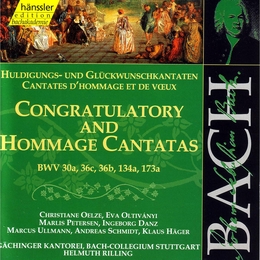 Image du média "CANTATES D'HOMMAGE ET DE VOEUX 36A,36B,36C,134A,173A de Johann Sebastian BACH"