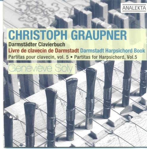 Couverture PARTITAS POUR CLAVECIN (VOL.5) de Christoph Johann GRAUPNER