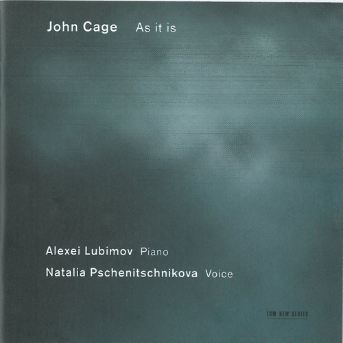 Couverture AS IT IS de John CAGE