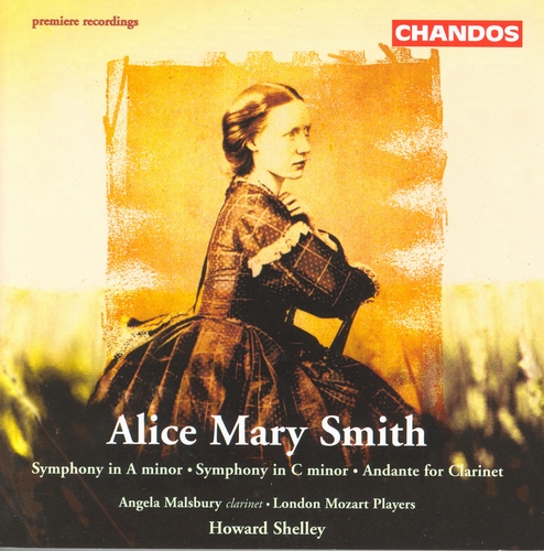 Couverture SYMPHONIE DO, LA / ANDANTE CLARINETTE & ORCHESTRE de Alice Mary SMITH