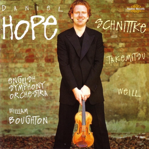 Couverture SONATE VIOLON ORCH.CHAMBRE (+ WEILL, TAKEMITSU) de Alfred Garrijévitch SCHNITTKE