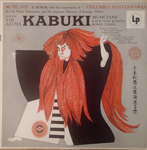 Couverture NAGAUTA MUS. & ORIGINAL MUS. & ARRANGEMENTS FROM OLD.CLAS. de THE AZUMA KABUKI MUSICIANS