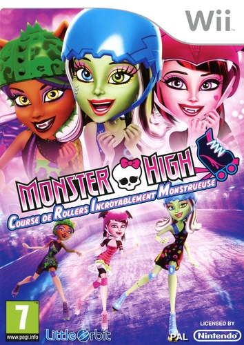 Couverture MONSTER HIGH : COURSE DE ROLLERS INCROYABLEMENT MONSTRUEUSE