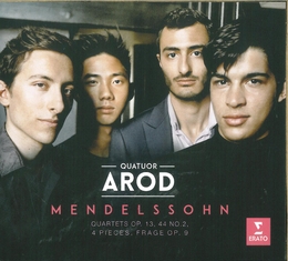 Image du média "QUATUOR CORDES OP.13,44/2 / 4 PIÈCES / FRAGE de Felix MENDELSSOHN-BARTHOLDY"