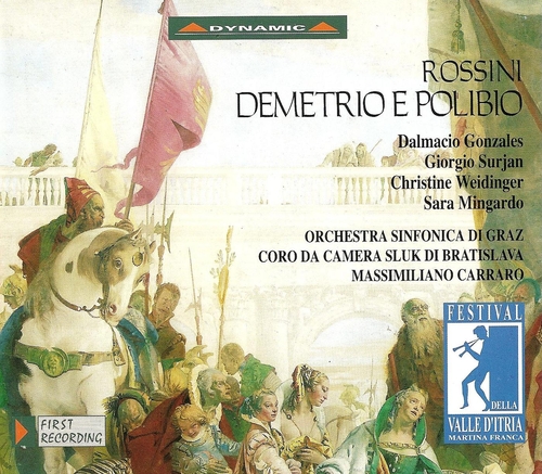 Couverture DEMETRIO E POLIBIO de Gioacchino ROSSINI