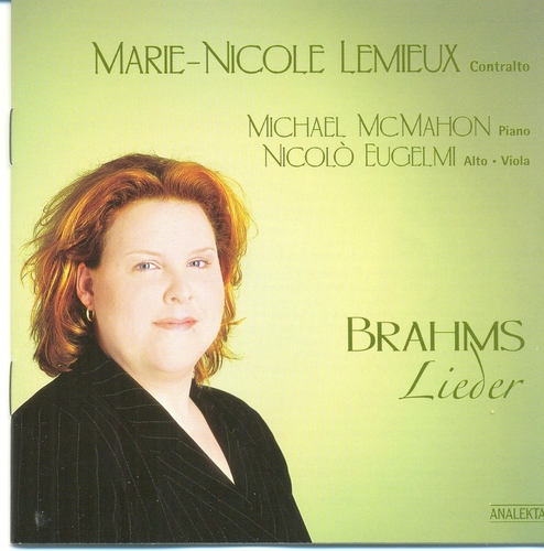 Couverture LIEDER OP.86 / GESÄNGE OP.69,91,121 de Johannes BRAHMS