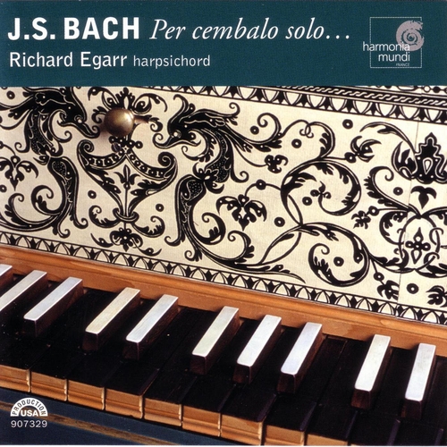 Couverture CLAVECIN: FANTAISIE CHROMATIQUE, CONCERTO ITALIEN... de Johann Sebastian BACH