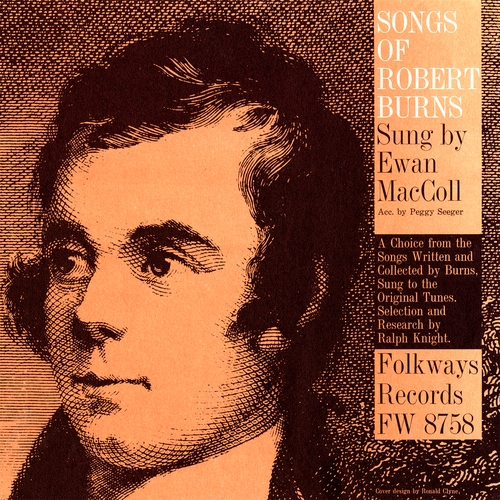 Couverture SONGS OF ROBERT BURNS de Ewan MCCOLL