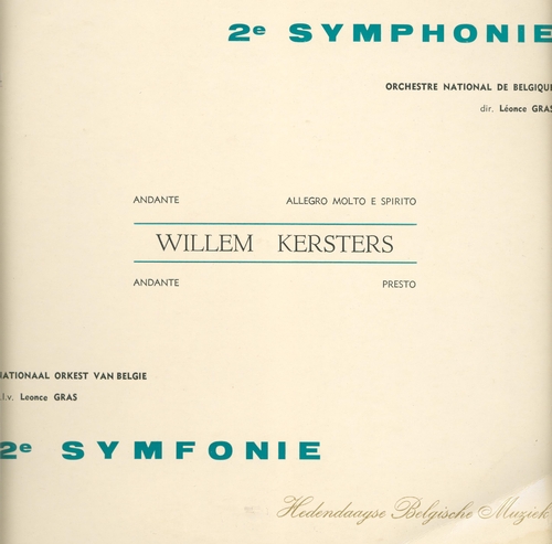 Couverture SYMPHONIE 2 de Willem KERSTERS