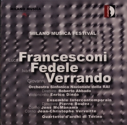 Image du média "REST, CONCERTO VIOLONCELLE (+ FEDELE, VERRANDO) de Luca FRANCESCONI"