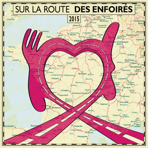 Couverture SUR LA ROUTE DES ENFOIRÉS de LES ENFOIRÉS