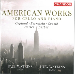 Image du média "AMERICAN WORKS FOR CELLO AND PIANO"