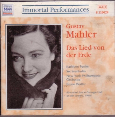 Couverture DAS LIED VON DER ERDE de Gustav MAHLER