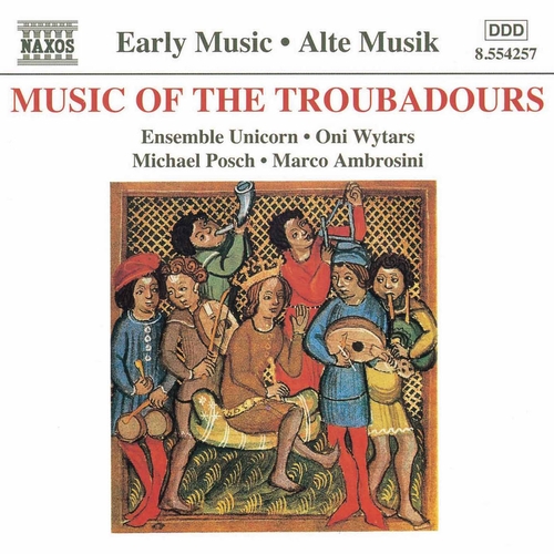 Couverture MUSIC OF THE TROUBADOURS