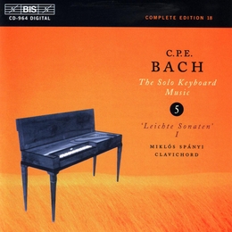 Image du média "SOLO KEYBOARD MUSIC VOL.5: "LEICHTE SONATEN I" de Carl Philipp Emanuel BACH"