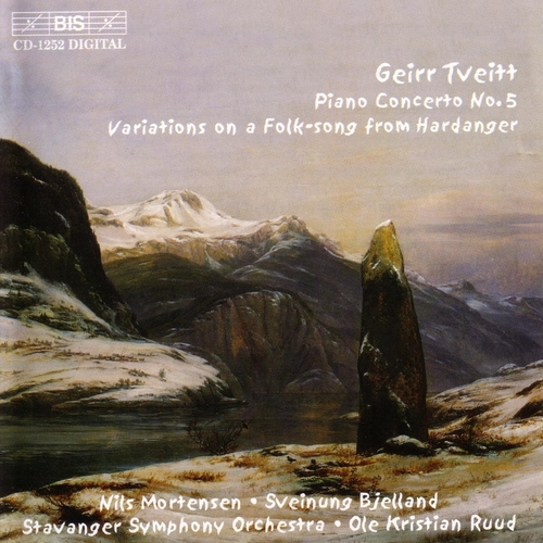 Couverture CONCERTO PIANO 5 / VARIATIONS ON A FOLK-SONG FROM HARDANGER de Geirr TVEITT