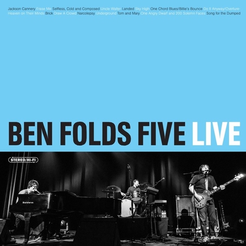 Couverture LIVE de Ben FOLDS FIVE