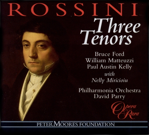 Couverture ARIAS - 3 TENORS: FORD, MATTEUZZI, KELLY de Gioacchino ROSSINI