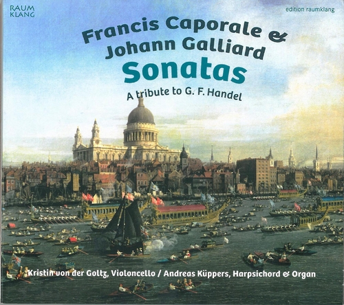 Couverture SONATAS (+ CAPORALE/ + MAGITO) de John Ernst [Johann] GALLIARD