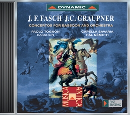 Image du média "CONCERTO BASSON / SYMPHONIE  (+ GRAUPNER: CONCERTOS BASSON) de Johann Friedrich FASCH"