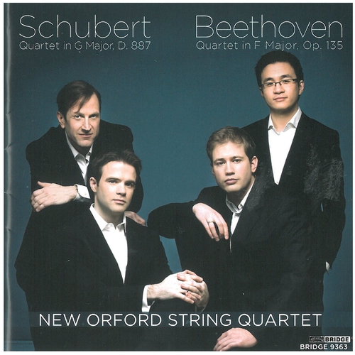 Couverture QUATUOR CORDES  D.887 (+ BEETHOVEN) de Franz SCHUBERT