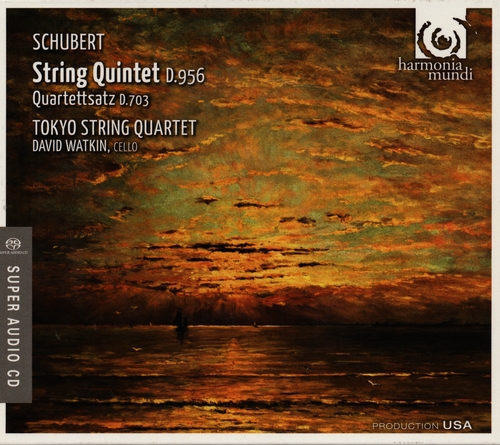 Couverture QUINTETTE CORDES DO D.956 / QUATUOR CORDES D.703 de Franz SCHUBERT