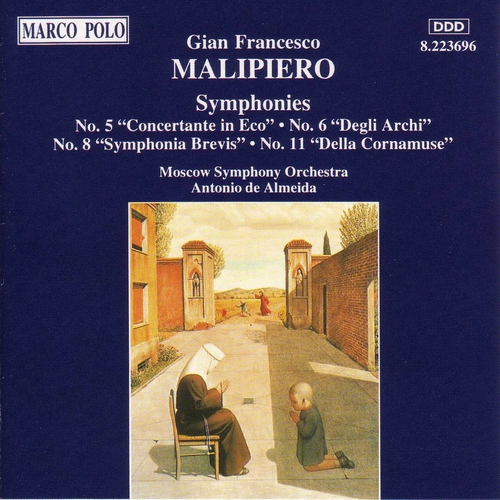 Couverture SYMPHONIE 5,6,8,11 de Gian-Francesco MALIPIERO