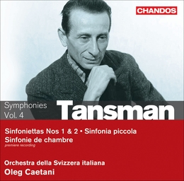 Image du média "SINFONIETTA 1,2 / SINFONIA PICCOLA / SYMPHONIE DE CHAMBRE de Alexander TANSMAN"