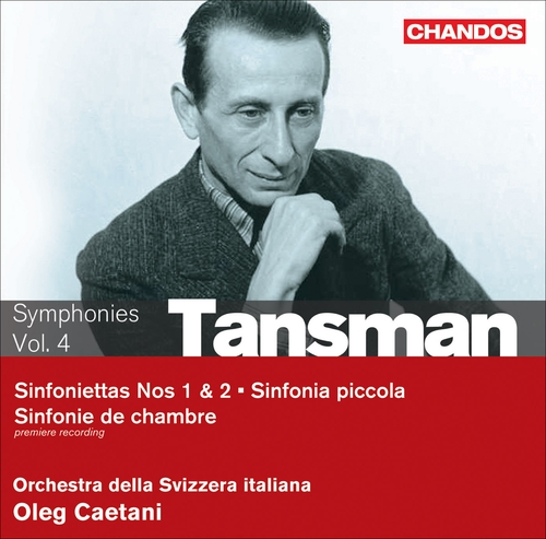 Couverture SINFONIETTA 1,2 / SINFONIA PICCOLA / SYMPHONIE DE CHAMBRE de Alexander TANSMAN