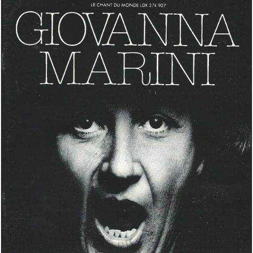 Couverture GIOVANNA MARINI de Giovanna MARINI