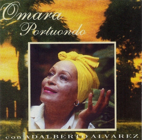 Couverture OMARA PORTUONDO CON ADALBERTO ALVAREZ de Omara PORTUONDO