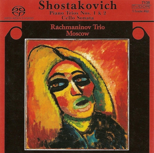 Couverture TRIO CLAVIER OP.8 & 67 / SONATE VIOLONCELLE-PIANO OP.40 de Dmitri CHOSTAKOVITCH