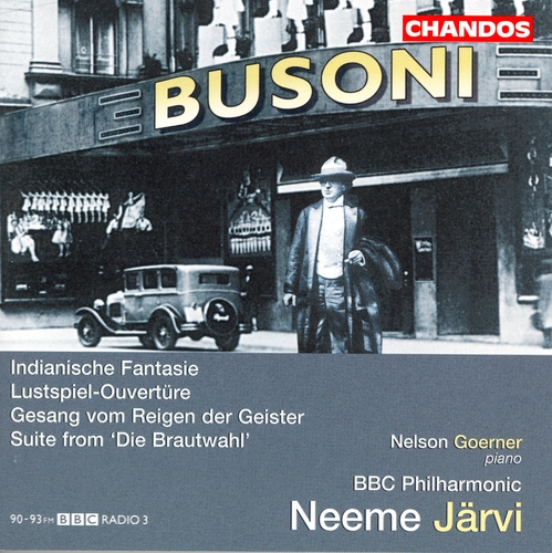 Couverture INDIANISCHE FANTASIE / LUSTSPIEL-OUVERTÜRE / ... de Ferruccio BUSONI