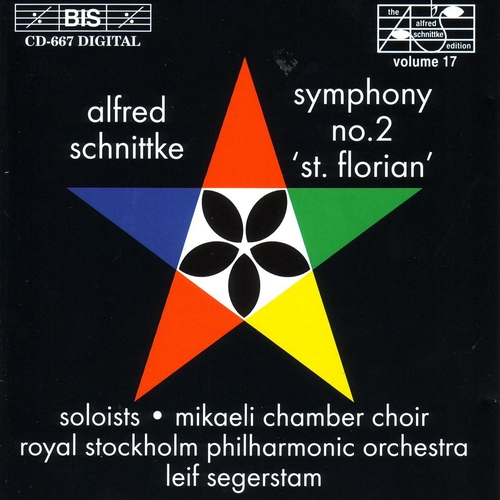 Couverture SYMPHONIE 2 "ST.FLORIAN" de Alfred Garrijévitch SCHNITTKE