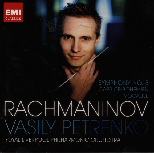 Couverture SYMPHONIE 3 / CAPRICE BOHEMIEN / VOCALISE OP.34 de Sergey Vasil'yevich RACHMANINOV