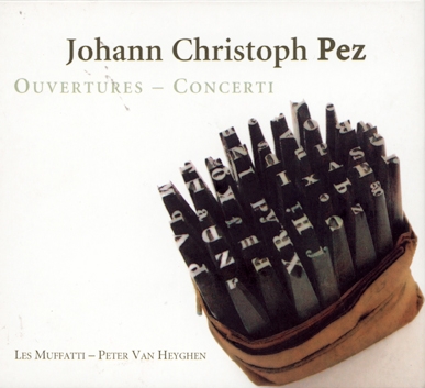 Couverture OUVERTURES - CONCERTI de Johann Christoph PEZ