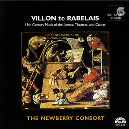 Image du média "VILLON A RABELAIS - MUSIQUE DE RUES, THEATRES ET COURS 16°S."