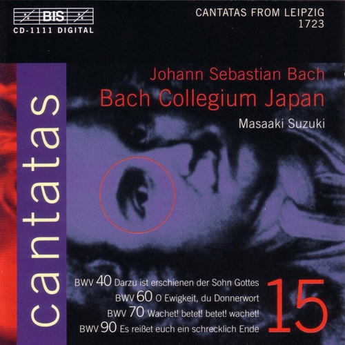 Couverture CANTATE:  40,60,70,90 de Johann Sebastian BACH