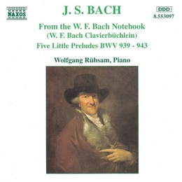 Image du média "KLAVIERBÜCHLEIN W.F.BACH (EXTR) / 5 PETITS PRELUDES (PIANO) de Johann Sebastian BACH"