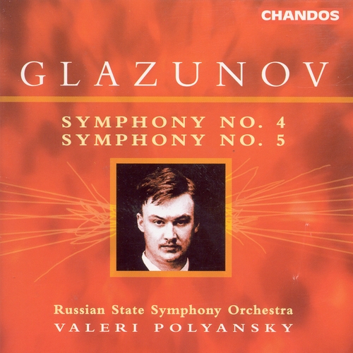 Couverture SYMPHONIE 4,5 de Alexander Konstant. GLAZOUNOV