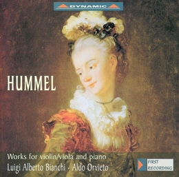 Image du média "OEUVRES POUR VIOLON/ALTO ET PIANO de Johann Nepomuk HUMMEL"