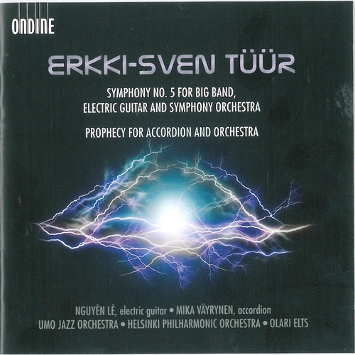 Couverture SYMPHONY 5 FOR BIG BAND, ELECTRIC GUITAR AND SYMPHONY ORCH. de Erkki-Sven TÜÜR